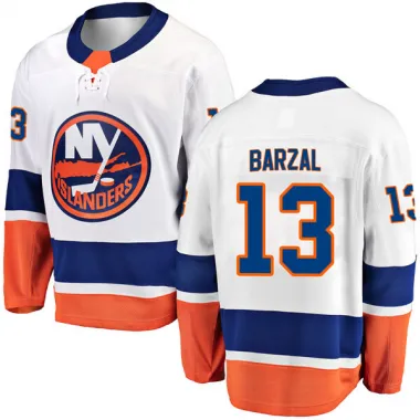 13 Mathew Barzal Jersey 27 Anders Lee 29 Brock Nelson Hockey Jerseys Royal  White BLANK Stitched From Super_awesome, $21.73